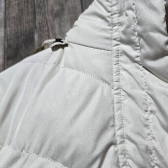 Larry Levine White Down Puffer Coat - Picture 2 of 7